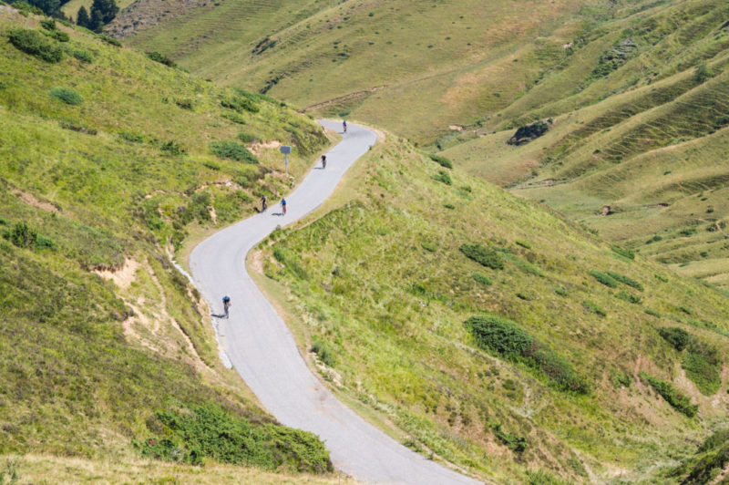Vielha Cycling Tour 2022, calentada guapa